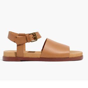 Madewell Leather Ankle-Strap Flat